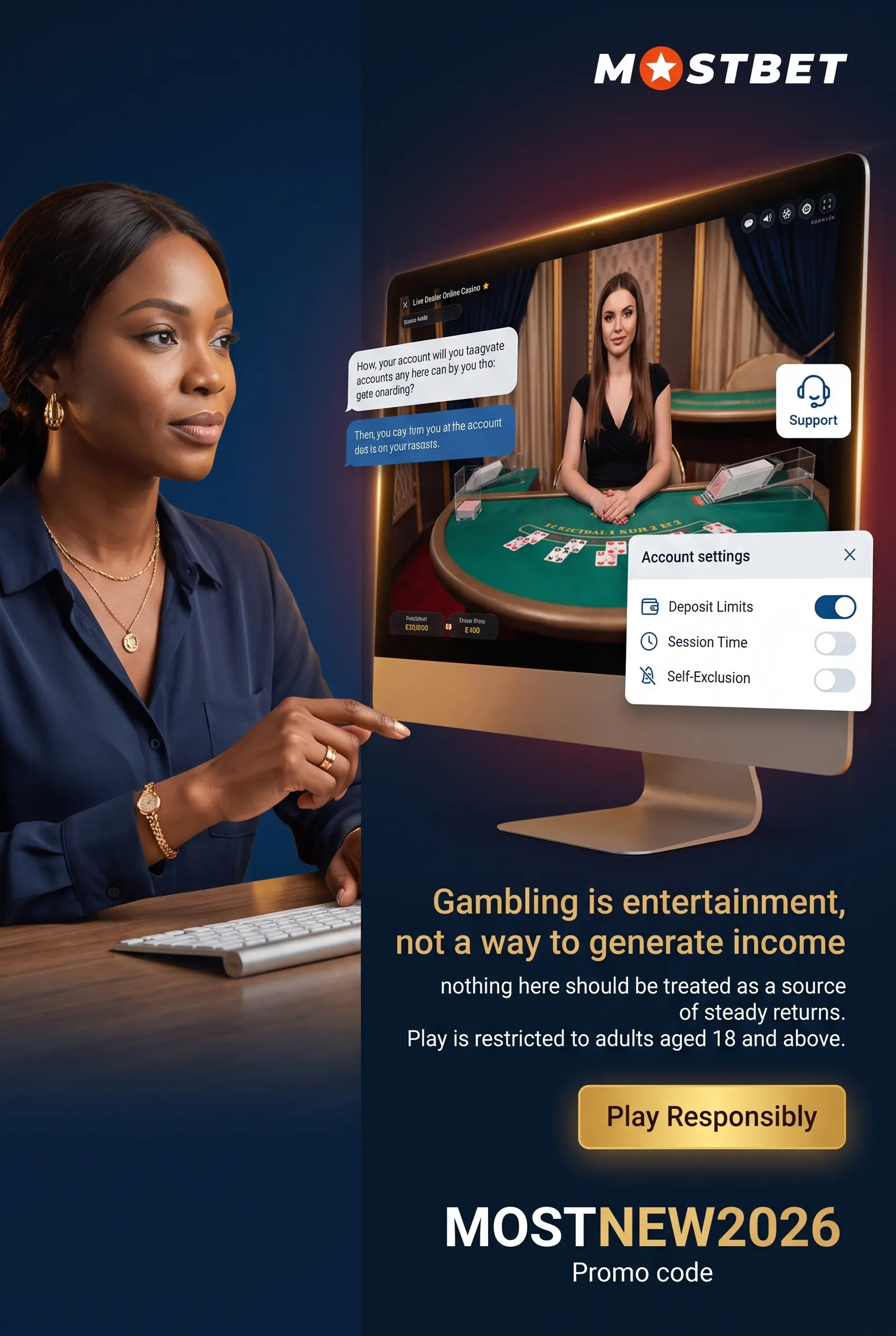 Responsible gaming staying in control