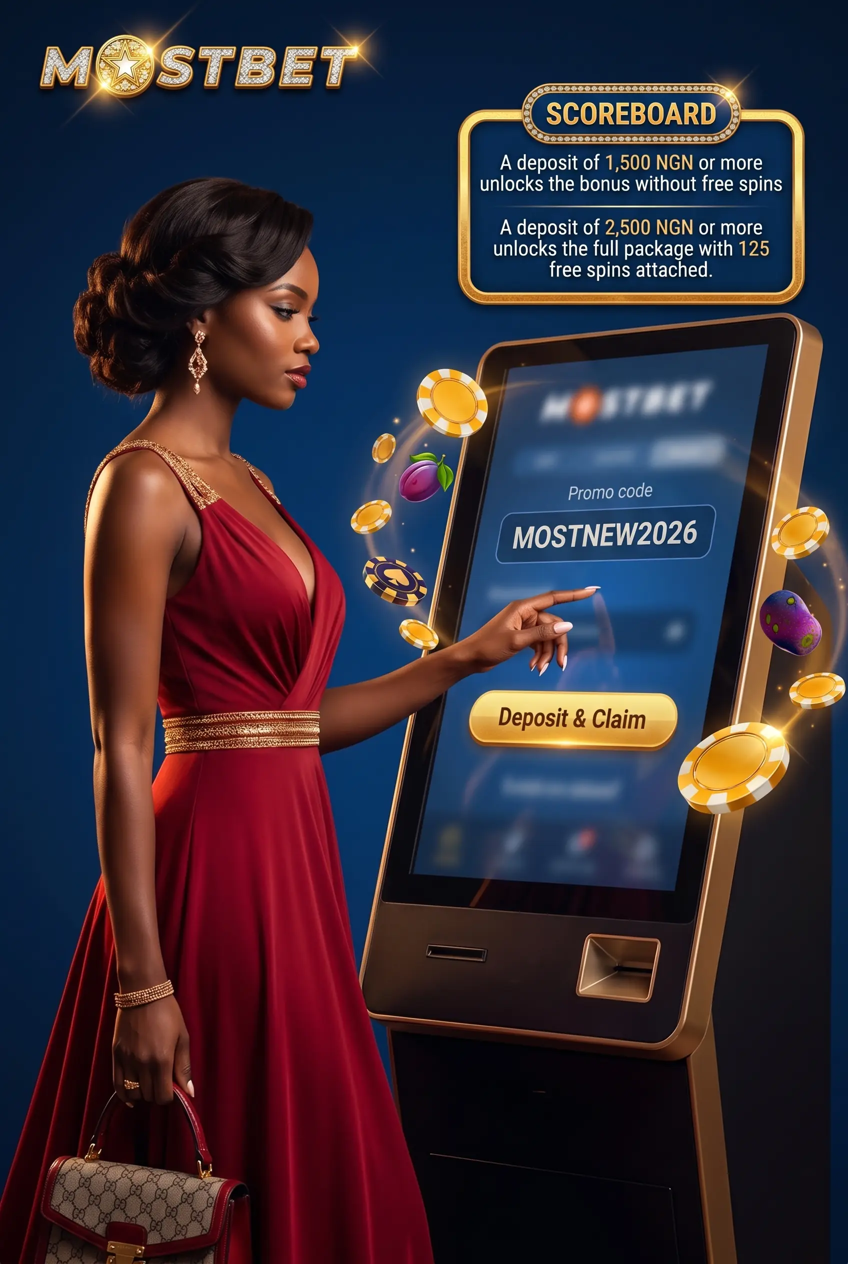 Claim the 125% first deposit offer up to 500,000 NGN